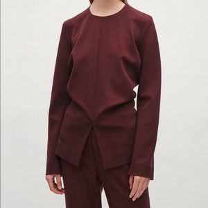 Cos structured top, size 12. New with tags.